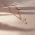 Solid 925 Sterling Silver Initial Crystal Personalised Alphabet Letter Necklace Rose Gold Filled